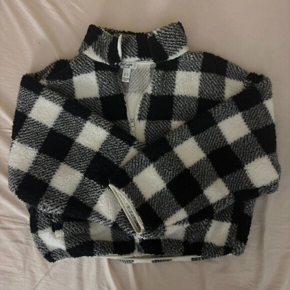 Refuge Sherpa Plaid Jacket - Picture 1 of 3